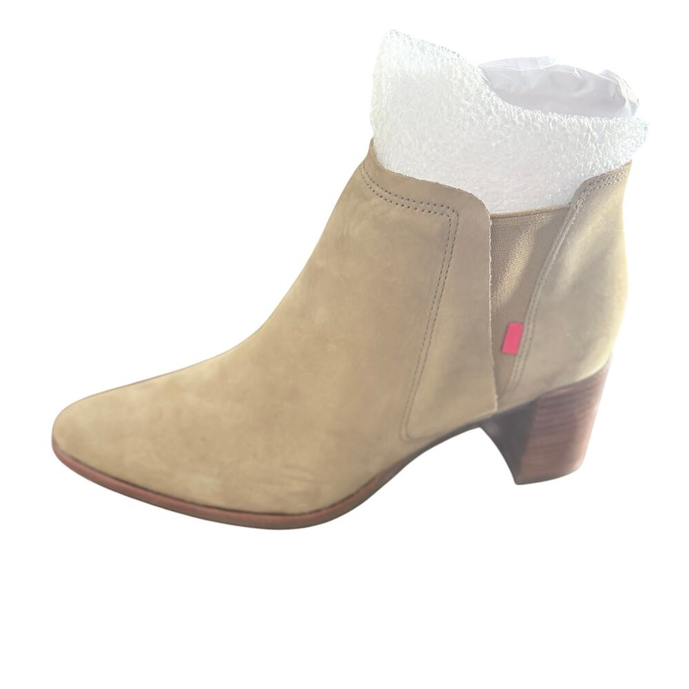 Marc Joseph Amsterdam Chelsea Boots 9 NWT Olive Green Leather Heel Ankle Booties